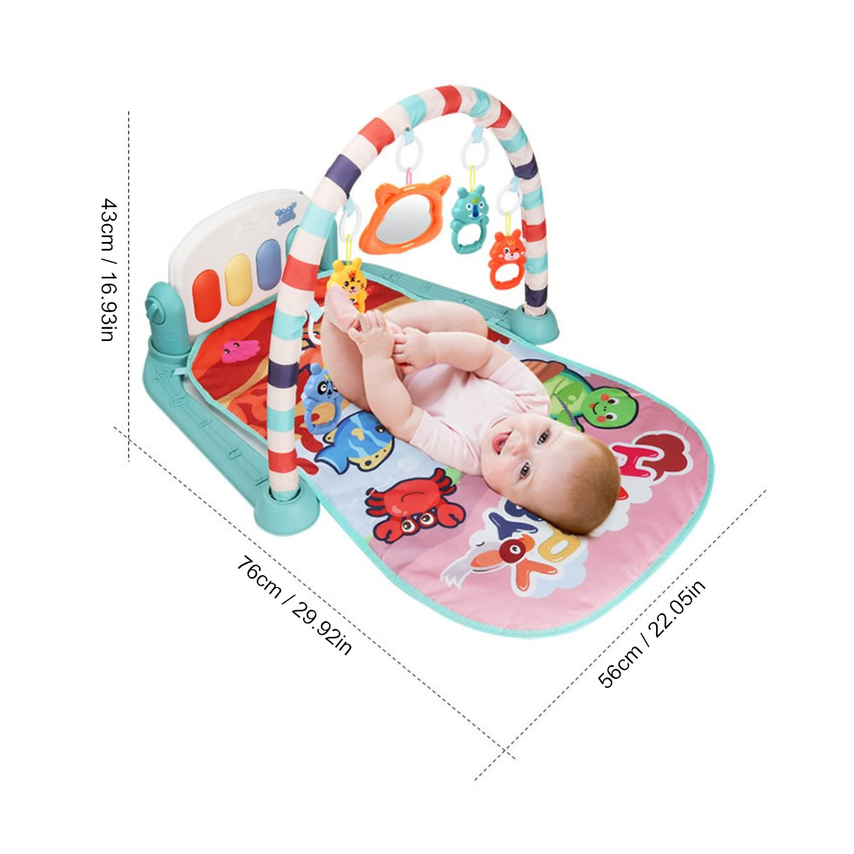 765643CM-2-IN-1-Multi-functional-Baby-Gym-with-Play-Mat-Keyboard-Soft-Light-Rattle-Toys-for-Baby-Gif-1709556-10