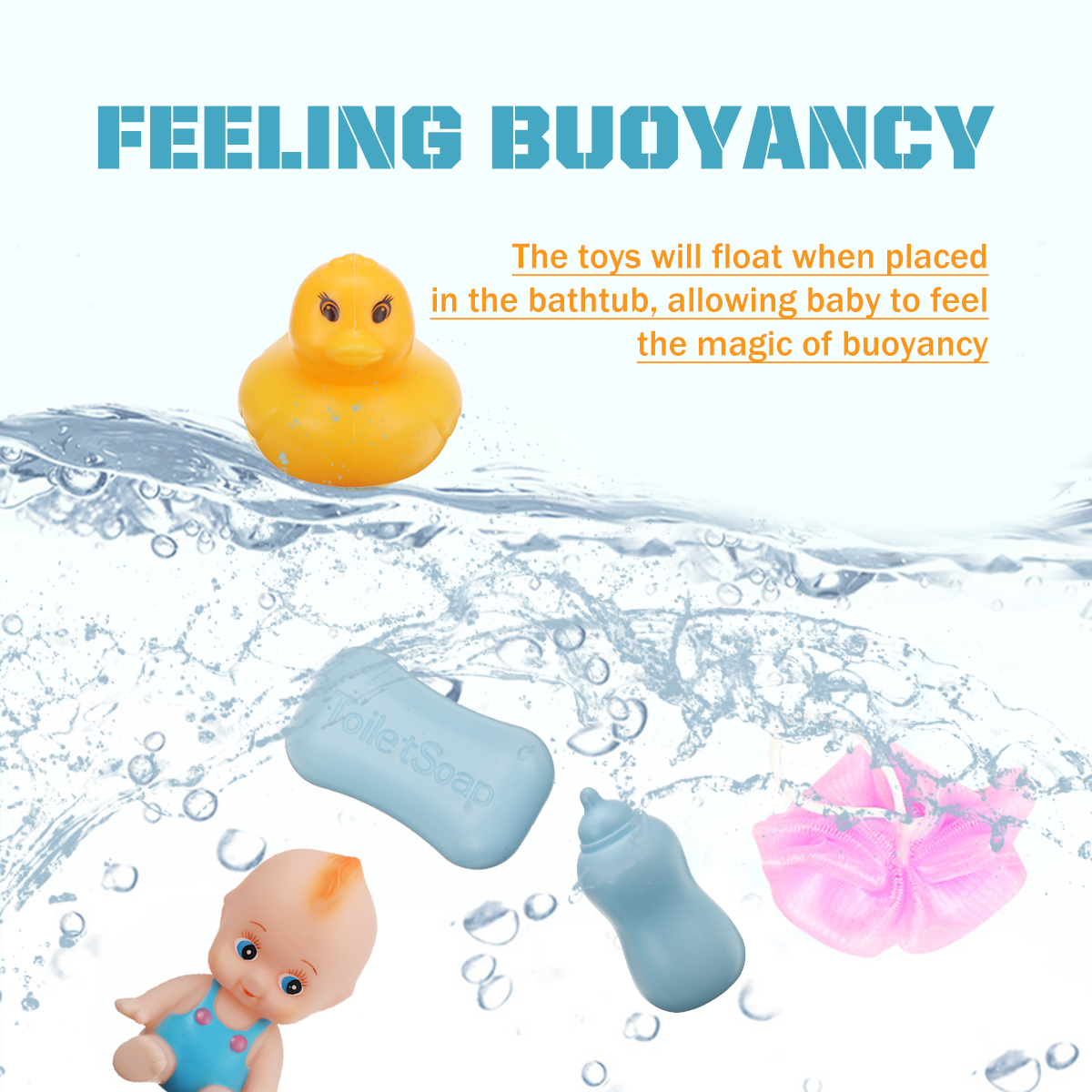 8-Pcs-Baby-Kids-Bath-Basin-Doll-Duck-Shower-Bathtub-Floating-Toys-1788620-4