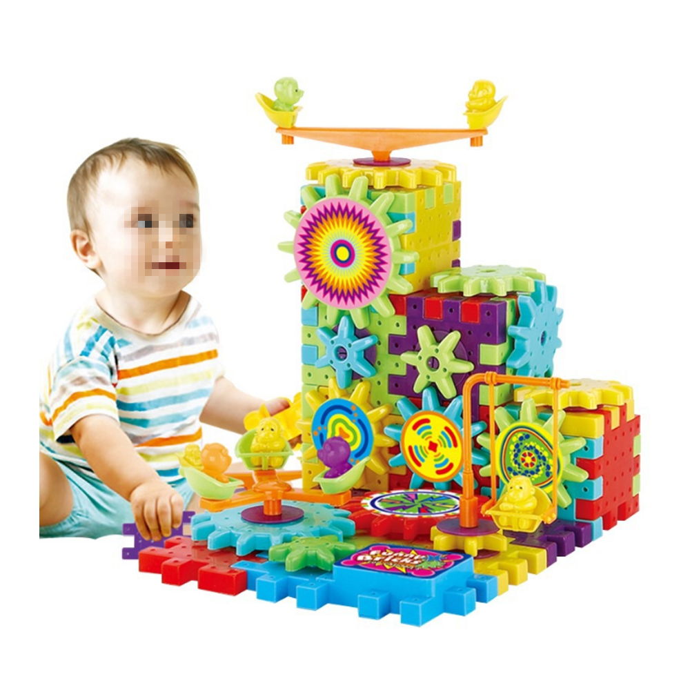 82pcs-Childrens-Electric-Variety-Building-Blocks-Assemble-Electronic-Gear-Splicing-Assembling-Jigsaw-1698757-1