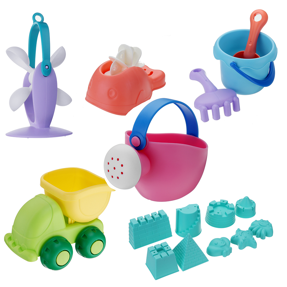 BESTKIDS-16PcsSet-Creative-Children-Kids-Beach-Play-Toys-Truck-Sand-Dredging-Funny-Gift-1304106-1