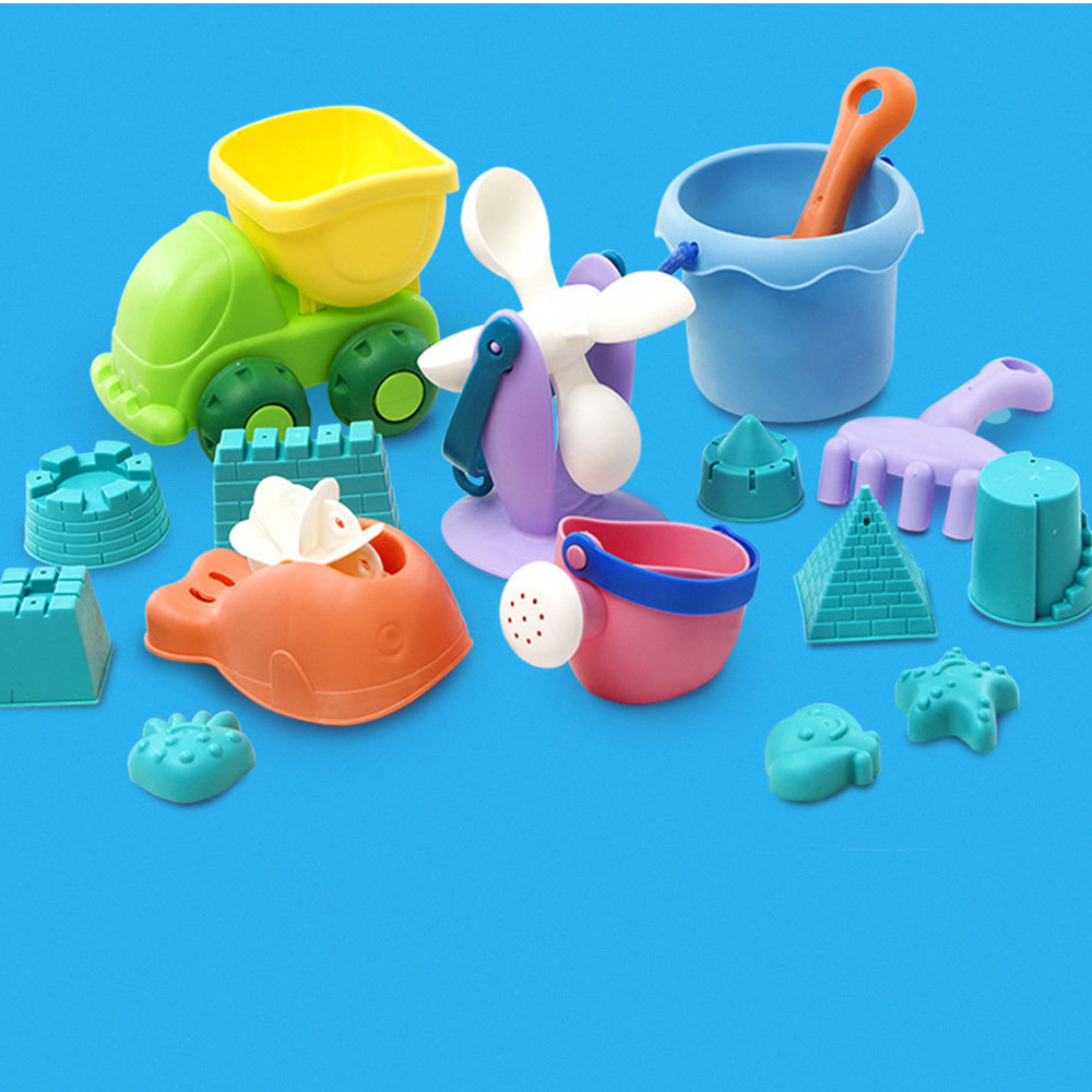 BESTKIDS-16PcsSet-Creative-Children-Kids-Beach-Play-Toys-Truck-Sand-Dredging-Funny-Gift-1304106-6