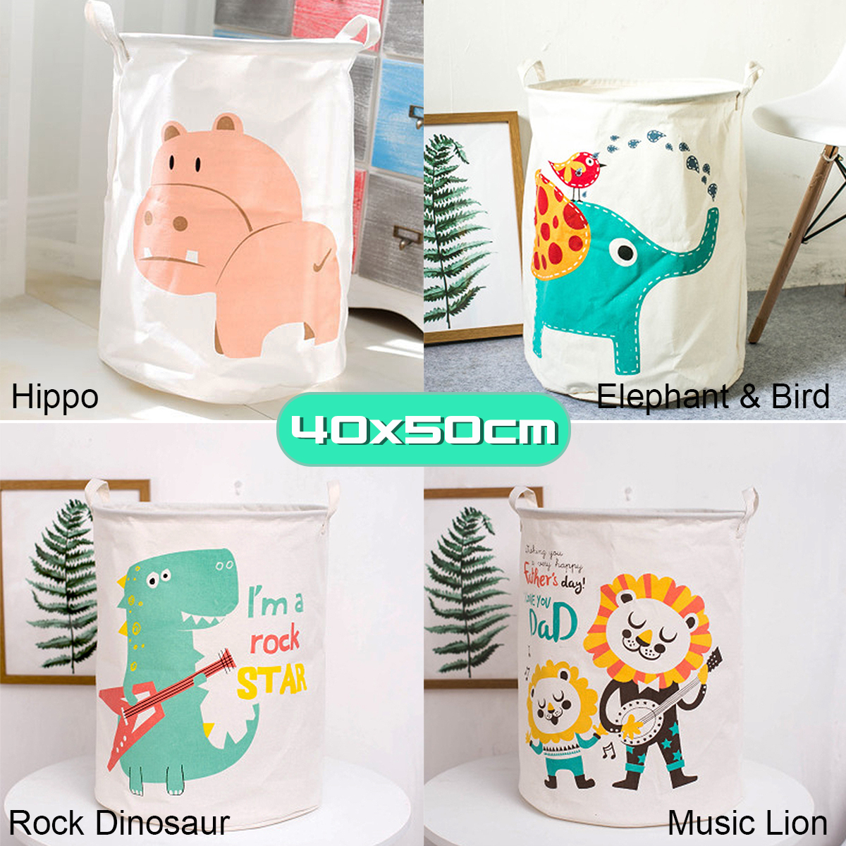 Cartoon-Animals-Cloth-Laundry-Basket-Storage-Bag-Laundry-Clothes-Organizer-Pack-Toy-Artifacts-1690768-3