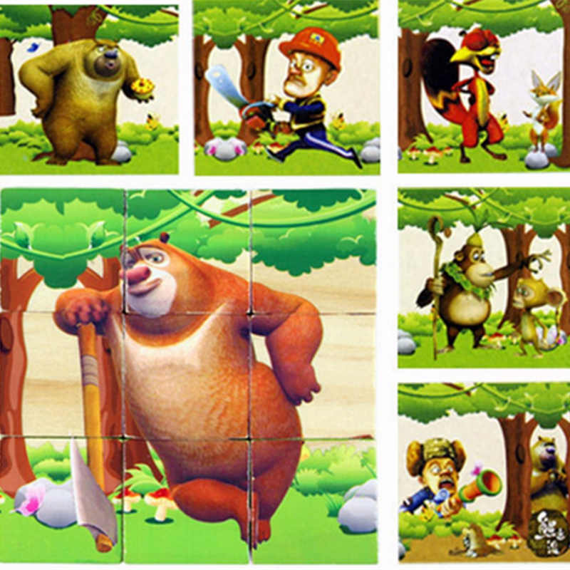 Children-Cartoon-Puzzle-Blocks-Colorful-Educational-Wooden-Kids-Toys-1175294-3