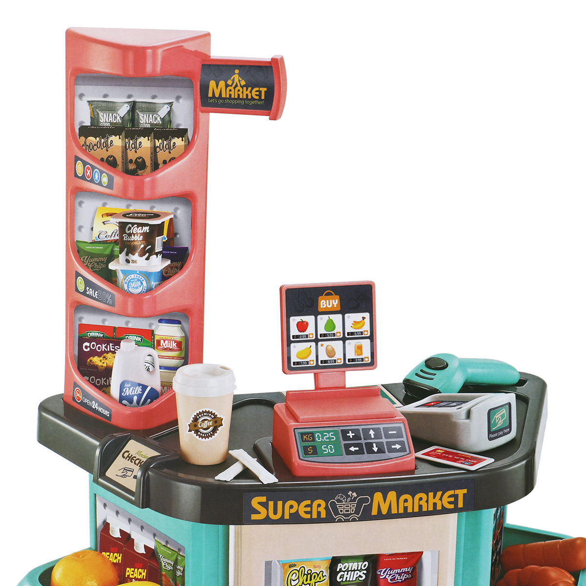 Children-Play-House-Kitchen-Simulation-Toys-Scanner-Credit-Card-Machine-Trolley-Shopping-Trolley-Cas-1635566-7