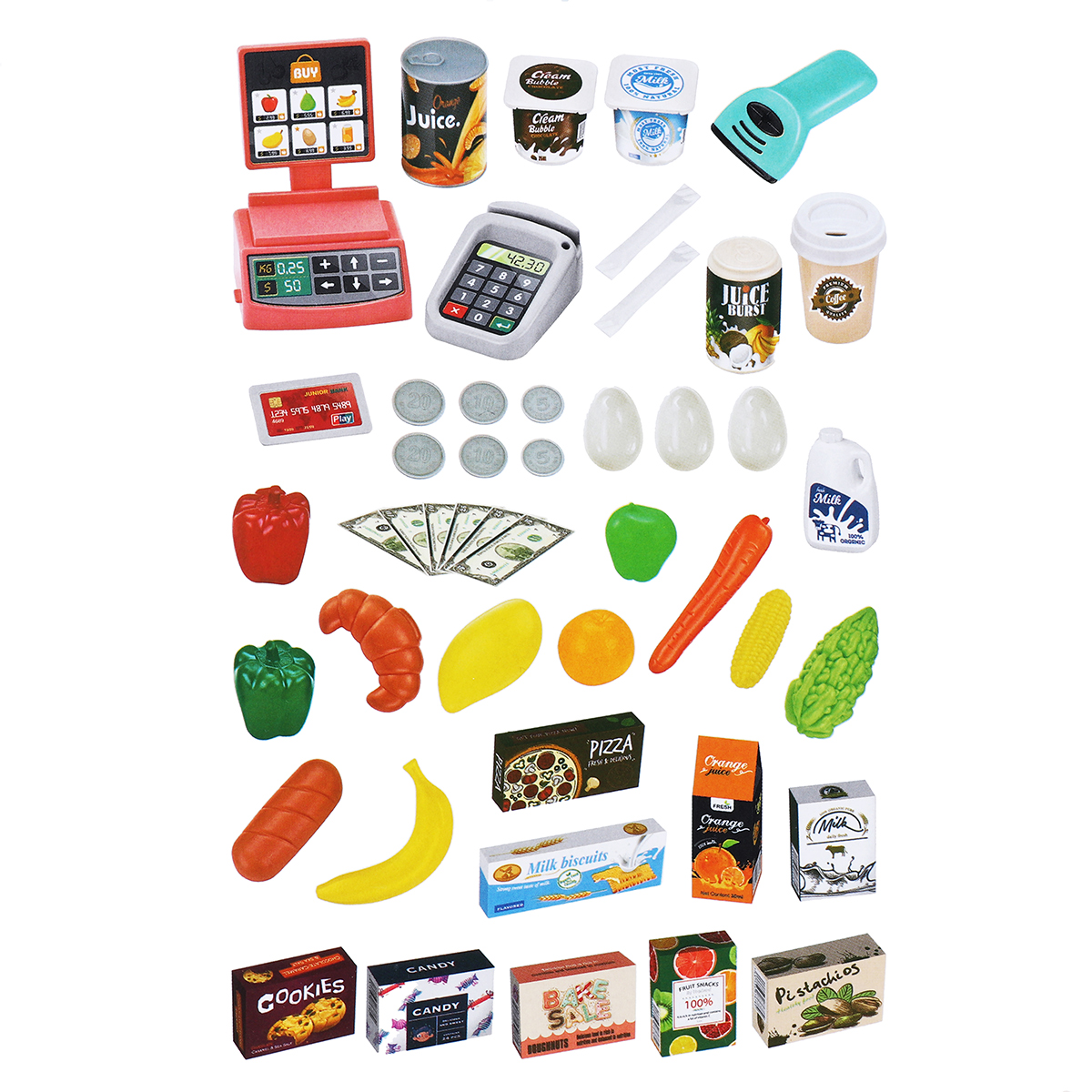 Children-Play-House-Kitchen-Simulation-Toys-Scanner-Credit-Card-Machine-Trolley-Shopping-Trolley-Cas-1635566-10