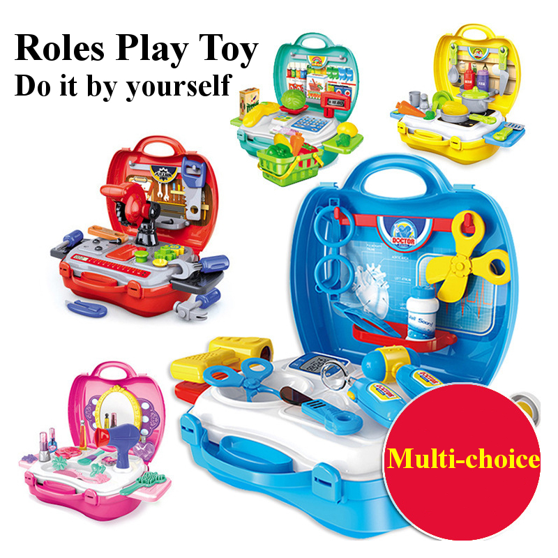 Children-Simulation-Kitchen-Cook-Tableware-Dresser-Cashier-Tool-Suitcase-Doctor-House-Toys-1222514-8