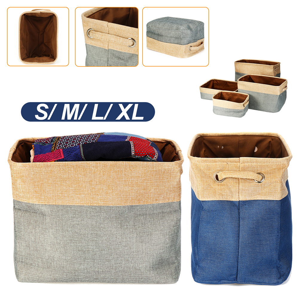 Eight-Kinds-of-Cotton--Linen-BlueGrey-Storage-Basket-Without-Cover-for-Kid-Toys-1726964-1