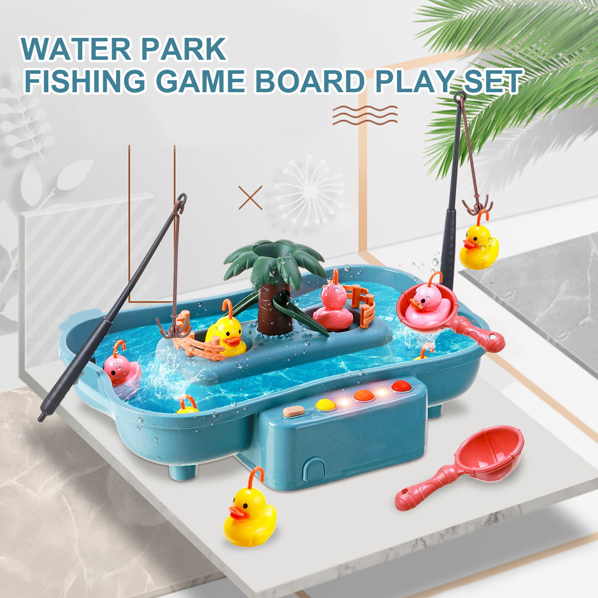 Fishing-Game-Table-Parent-child-interaction-Early-Educational-Puzzle-Toy-with-6-Duck-Light-and-Music-1805968-2