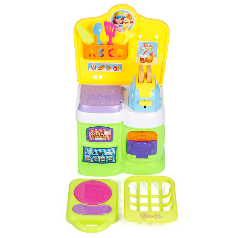 Flytec-D231-Bread-Machine-Dining-Table-Pretend-Toys-For-Children-Role-Play-Kitchen-Toy-1274650-4