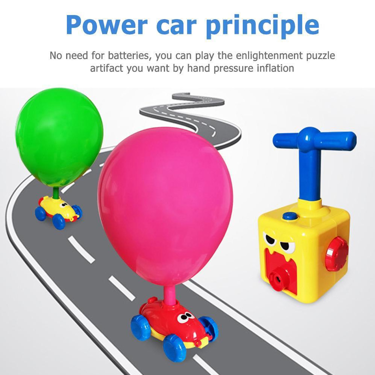 Fun-Inertia-Balloon-Powered-Car-Toys-Aerodynamics--Launcher-Rocket-1818650-6