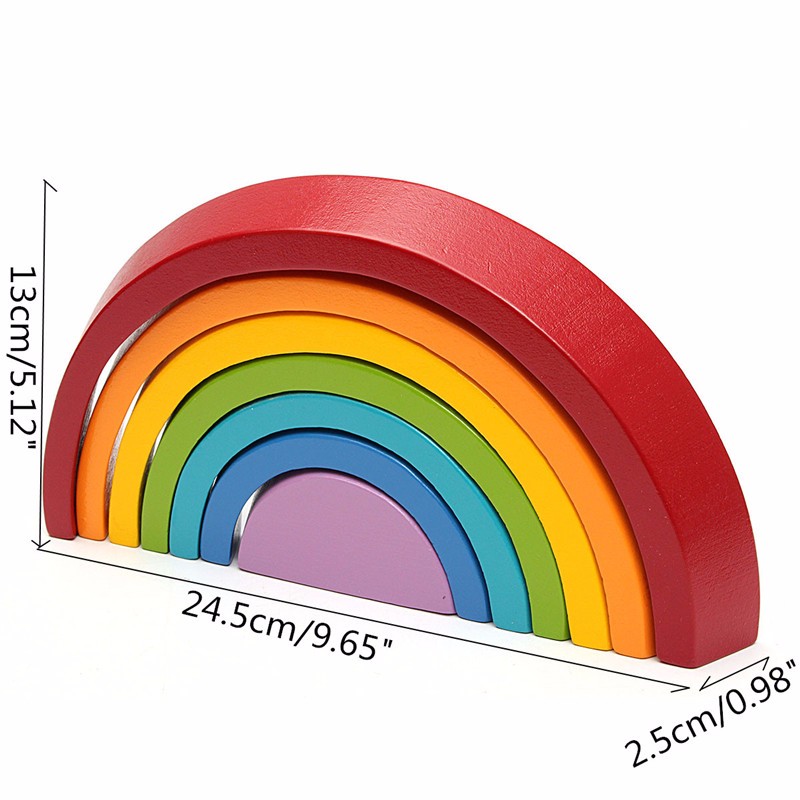 KINGSO-Wooden-Rainbow-Toys-7Pcs-Rainbow-Stacker-Educational-Learning-Toy-Puzzles-Colorful-Building-B-1352579-4