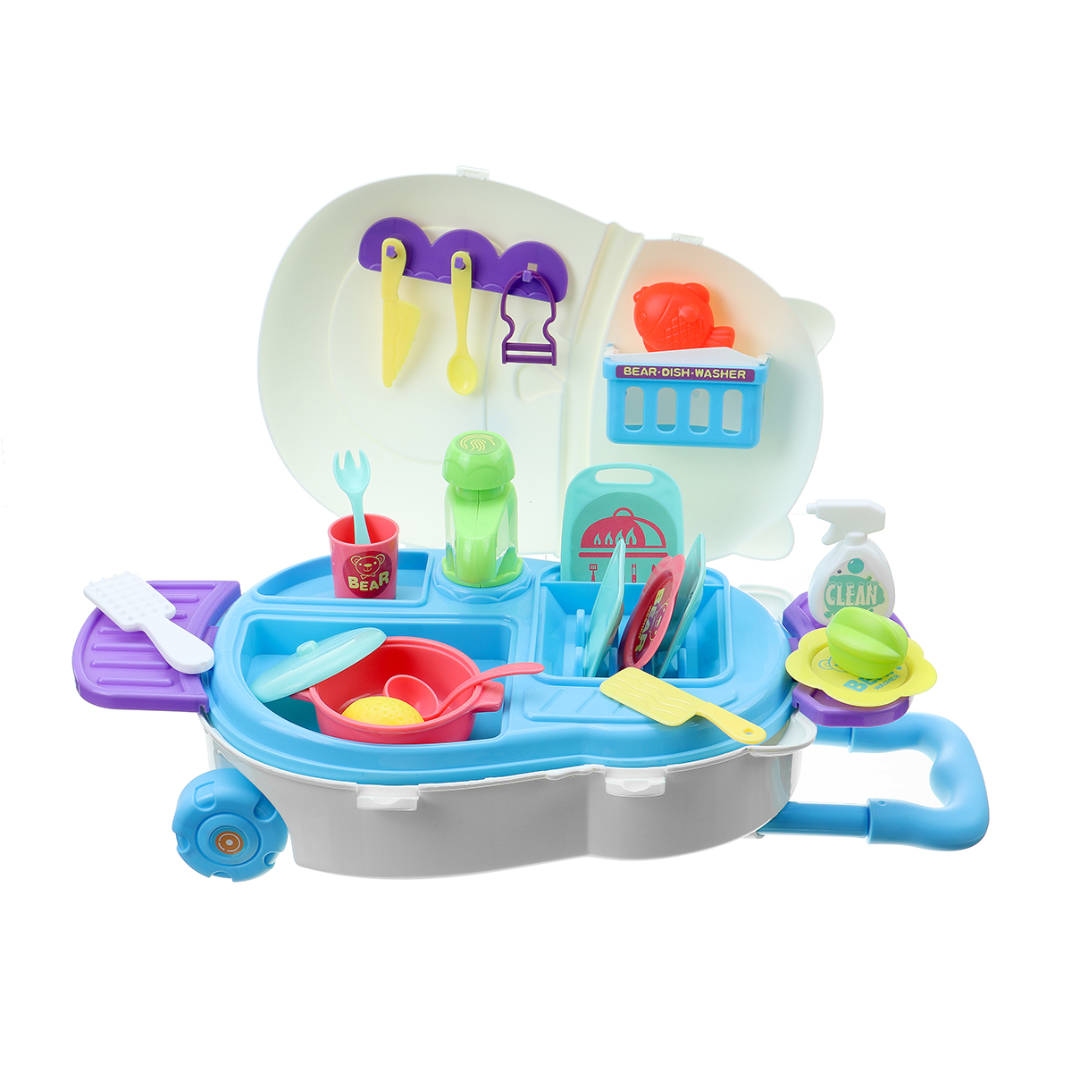 Kids-Kitchen-Dishwasher-Playing-Sink-Dishes-Toys-Play-Pretend-Play-Toy-Set-1818657-3