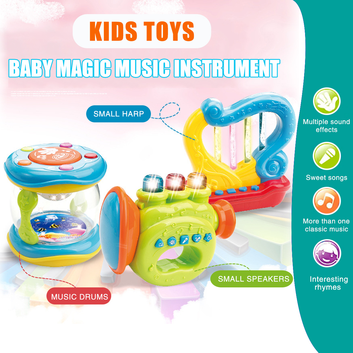 Musical-Instruments-Horn-Harp-Drum-LED-Light-Story-Telling-Percussion-Developmental-Toy-House-Play-1400817-1