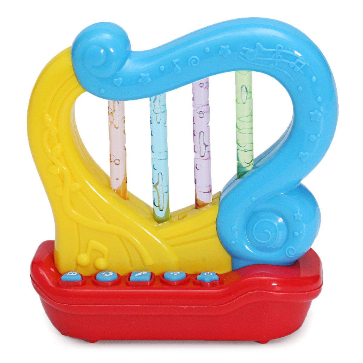 Musical-Instruments-Horn-Harp-Drum-LED-Light-Story-Telling-Percussion-Developmental-Toy-House-Play-1400817-5
