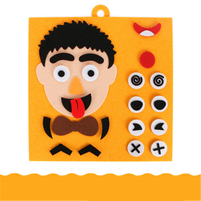 Parents-and-Kids-Emoticon-DIY-Assembling-Hangable-Puzzles-Children-Recognition-Training-Educational--1636188-6