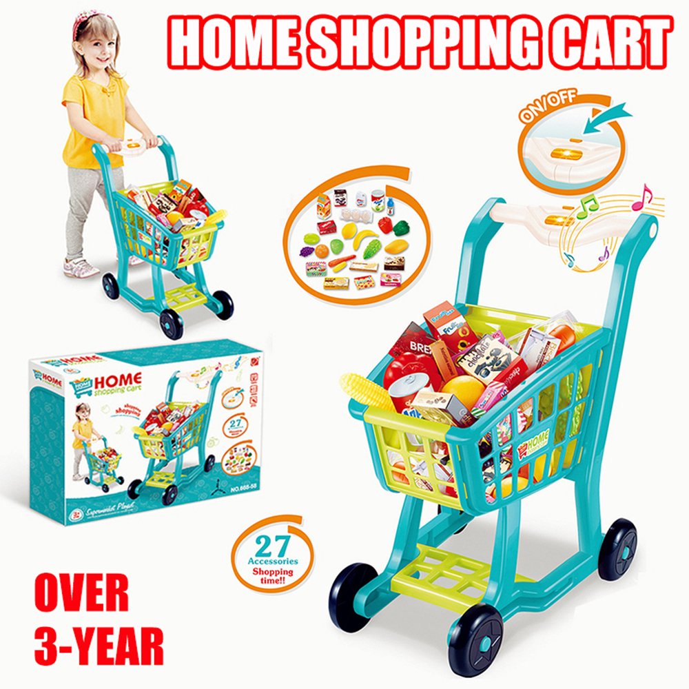 Plastic-Kids-Supermarket-Shopping-Cart-Set-with-Accessories-Fruits--Vegetables--Snack-Boxes-for-Chil-1830392-2