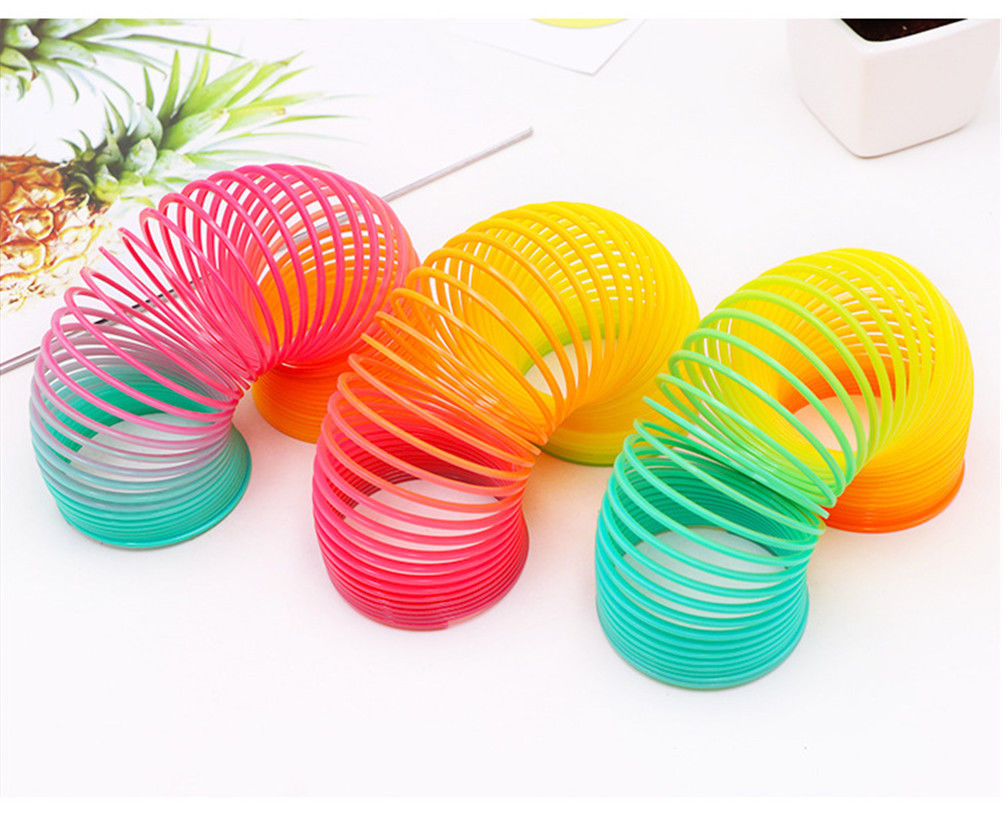 Plastic-Rainbow-Circle-Folding-Coil-Colorful-Spring-Children-Funny-Classic-Toy-Development-Toys-Gift-1434066-3