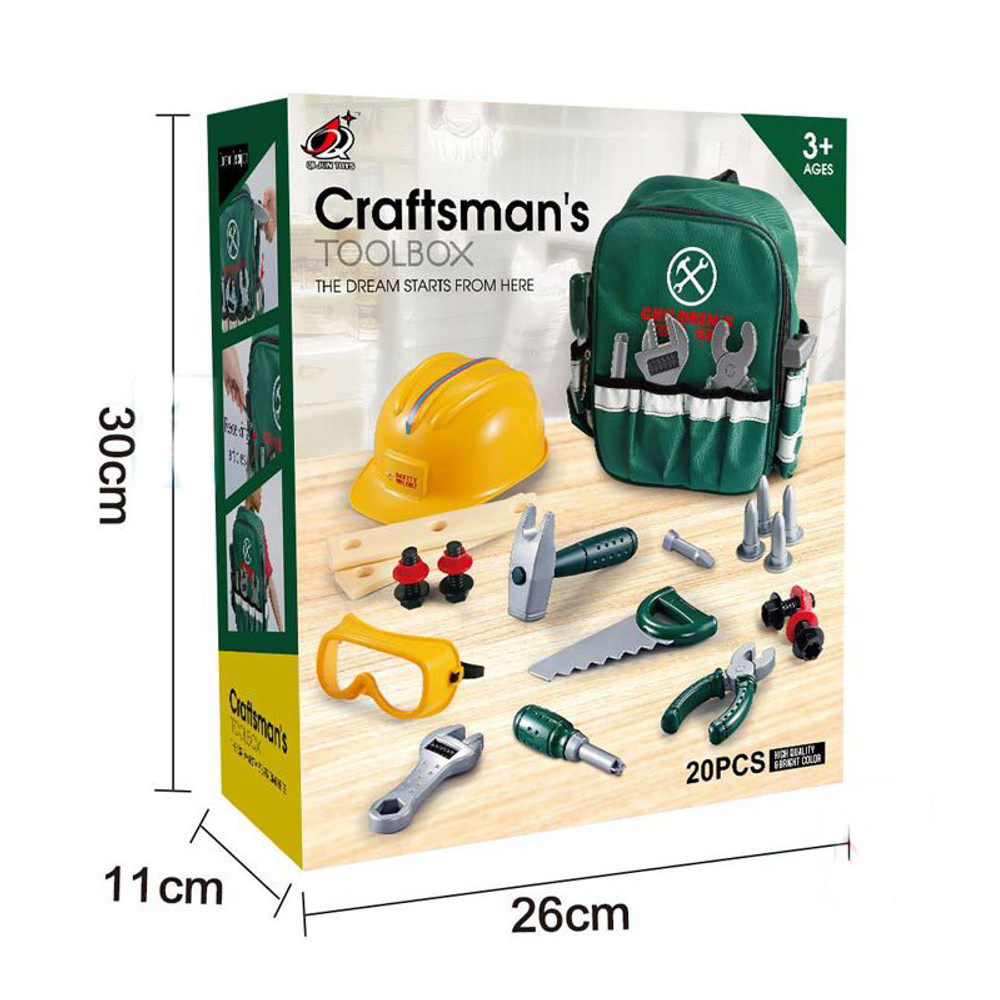 Play-House-DIY-Simulation-Tool-Repair-Set-Children-Toys-Backpack-Hat-Combination-G235-Indoor-Toys-1671937-10