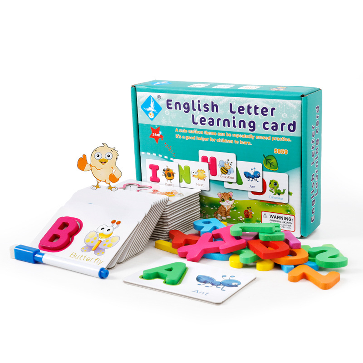 Puzzle-Alphabet-Spelling-English-Letters-Animal-Cards-Educational-Learning-Toy-for-Kids-Gift-1726968-3