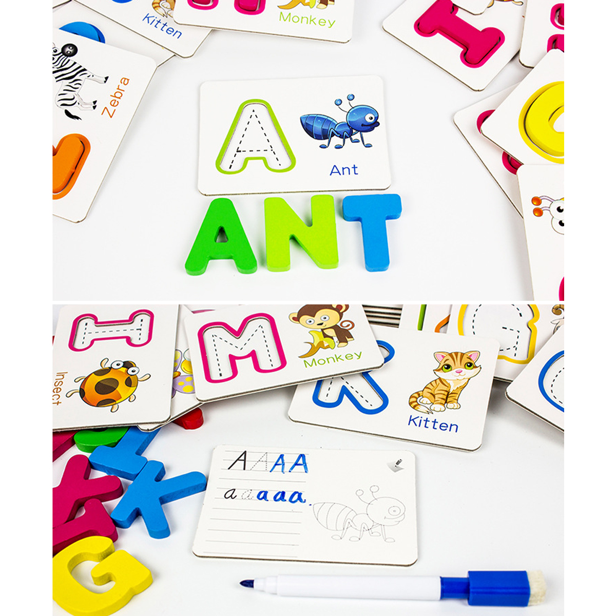 Puzzle-Alphabet-Spelling-English-Letters-Animal-Cards-Educational-Learning-Toy-for-Kids-Gift-1726968-8