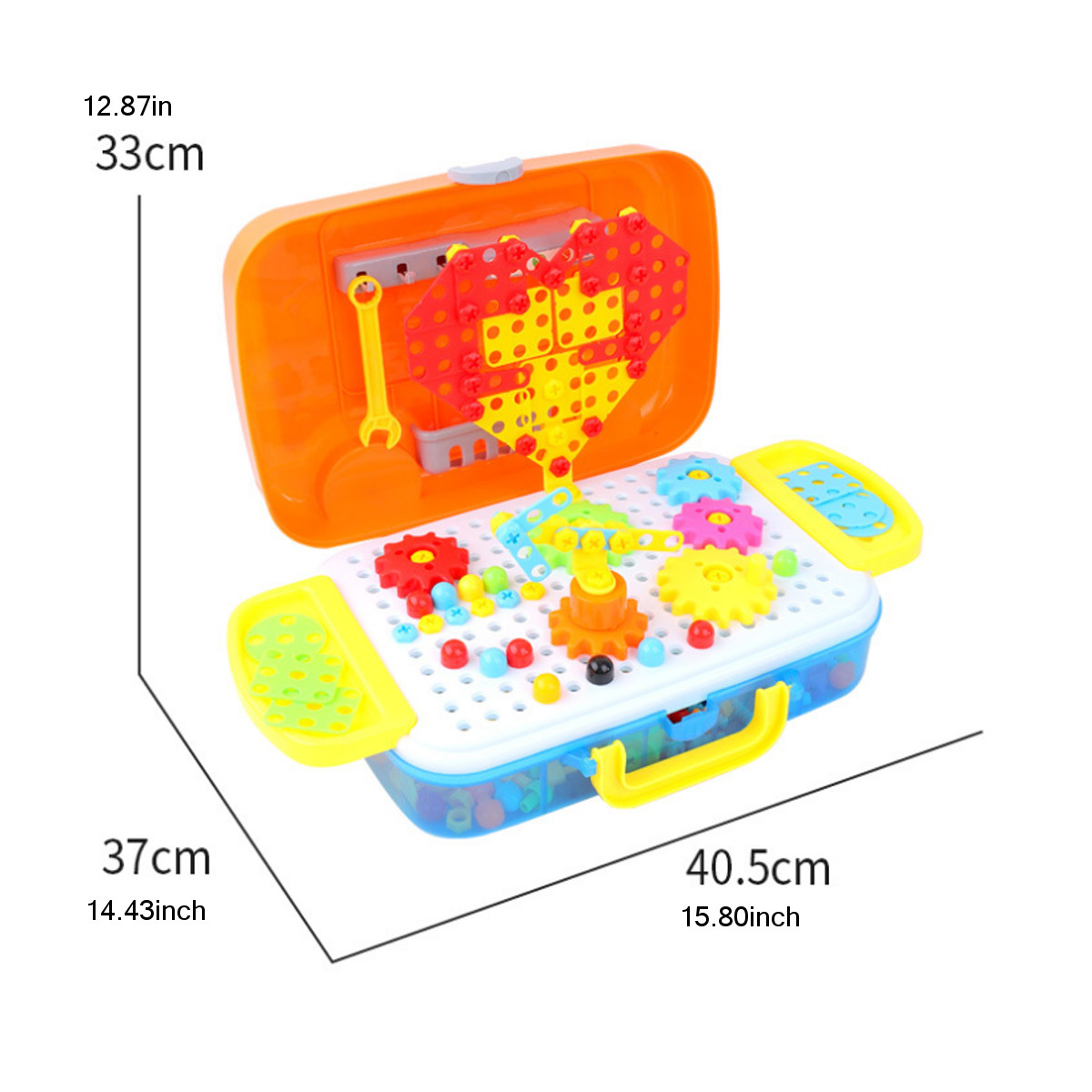 Simulation-Montessori-DIY-Electric-Drill-Screw-Building-Blocks-Assembly-Puzzle-Early-Educational-Toy-1815390-12