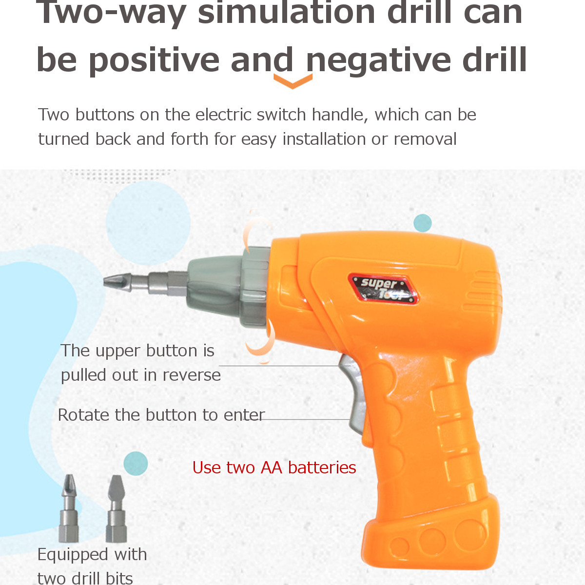 Simulation-Montessori-DIY-Electric-Drill-Screw-Building-Blocks-Assembly-Puzzle-Early-Educational-Toy-1815390-10