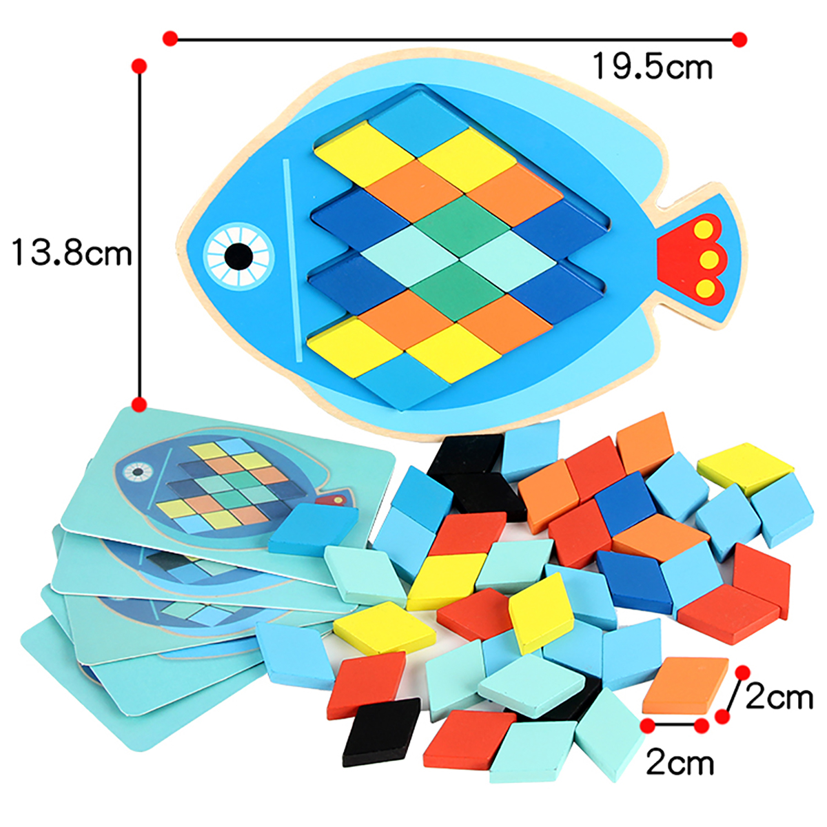 Wood-DIY-Assembly-Jigsaw-Puzzle-Toy-Colors-Shapes-Cartoon-Fish-Owl-Matching-Cards-Toy-for-Children-L-1682195-10