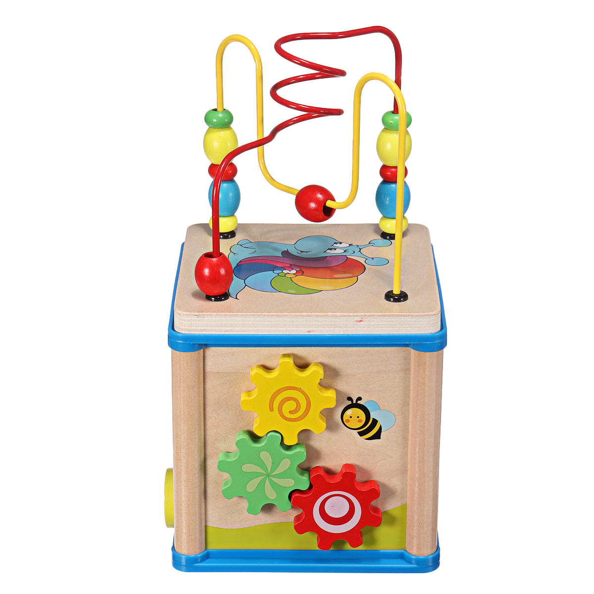 Wooden-Multi-functional-Wisdom-Aroind-Treasure-Box-with-Beads-Parent-child-Educational-Learning-Toy--1733559-3