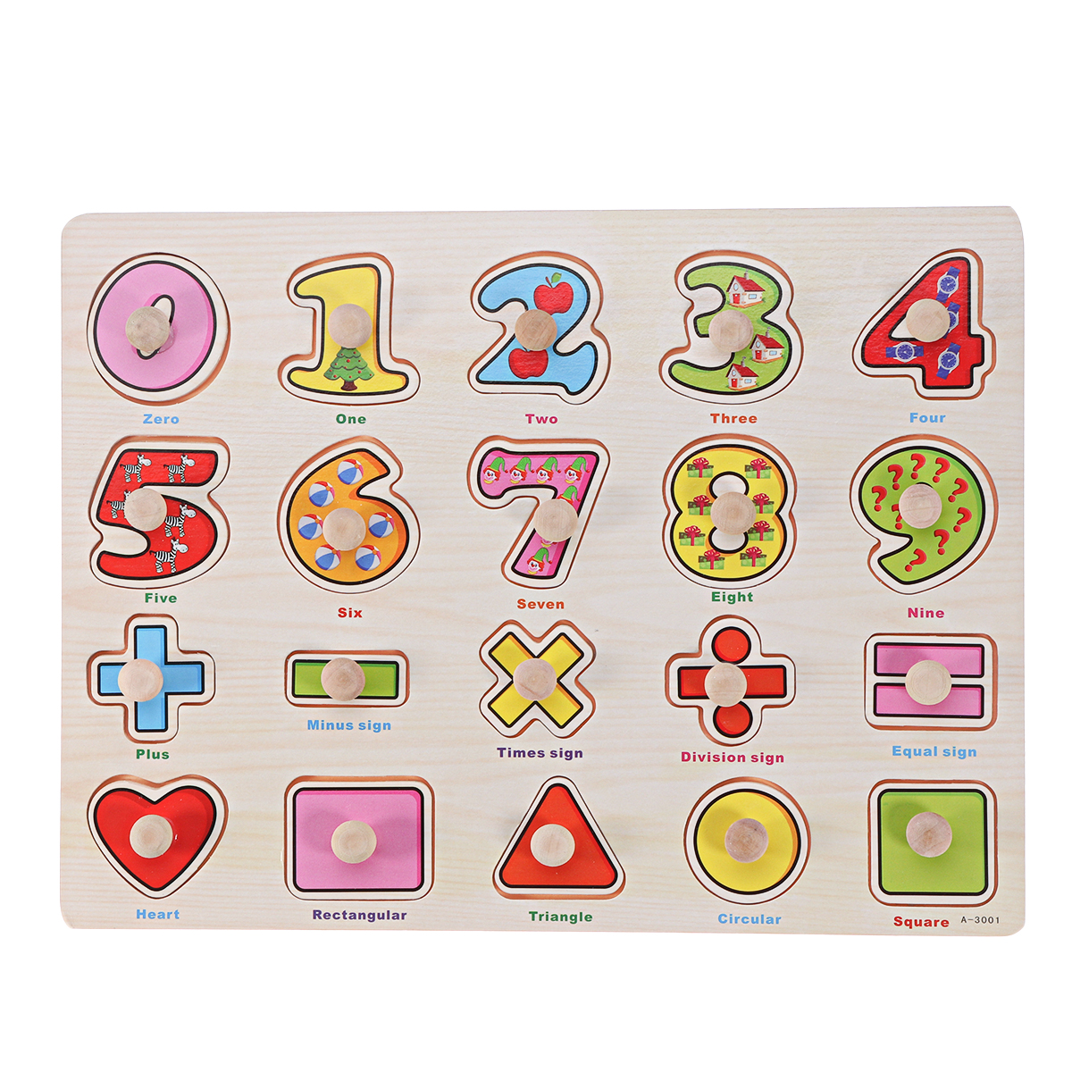 Wooden-Multi-style-Math-Jigsaw-Puzzle-Blocks-Board-Intelligence-Developing-Early-Education-Toy-for-K-1698283-8