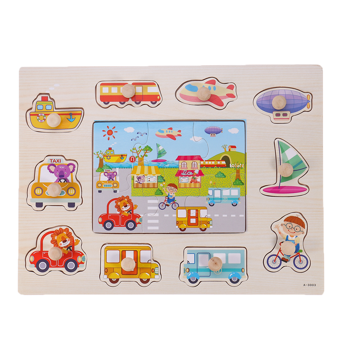 Wooden-Multi-style-Math-Jigsaw-Puzzle-Blocks-Board-Intelligence-Developing-Early-Education-Toy-for-K-1698283-9
