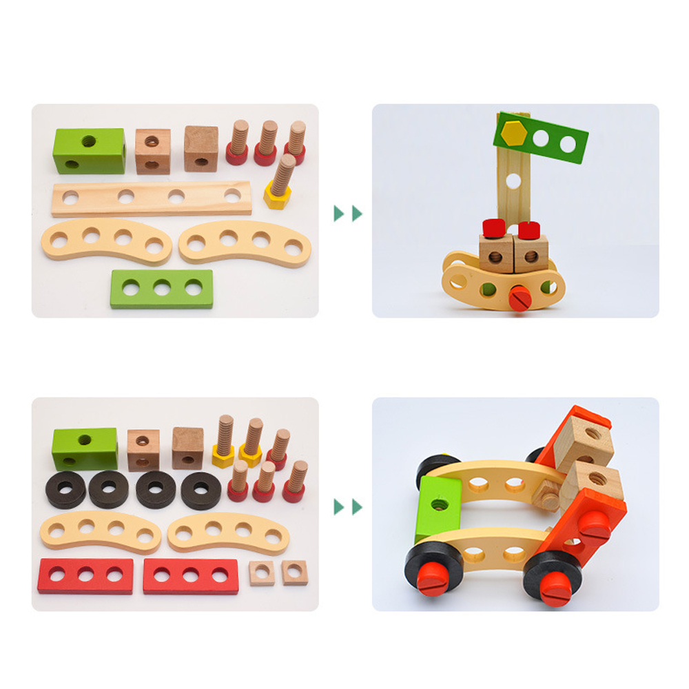 Wooden-Simulation-DIY-Multi-shaped-Nut-Combo-Set-Boy-Repair-Kit-Early-Childhood-Education-Puzzle-Toy-1804046-3