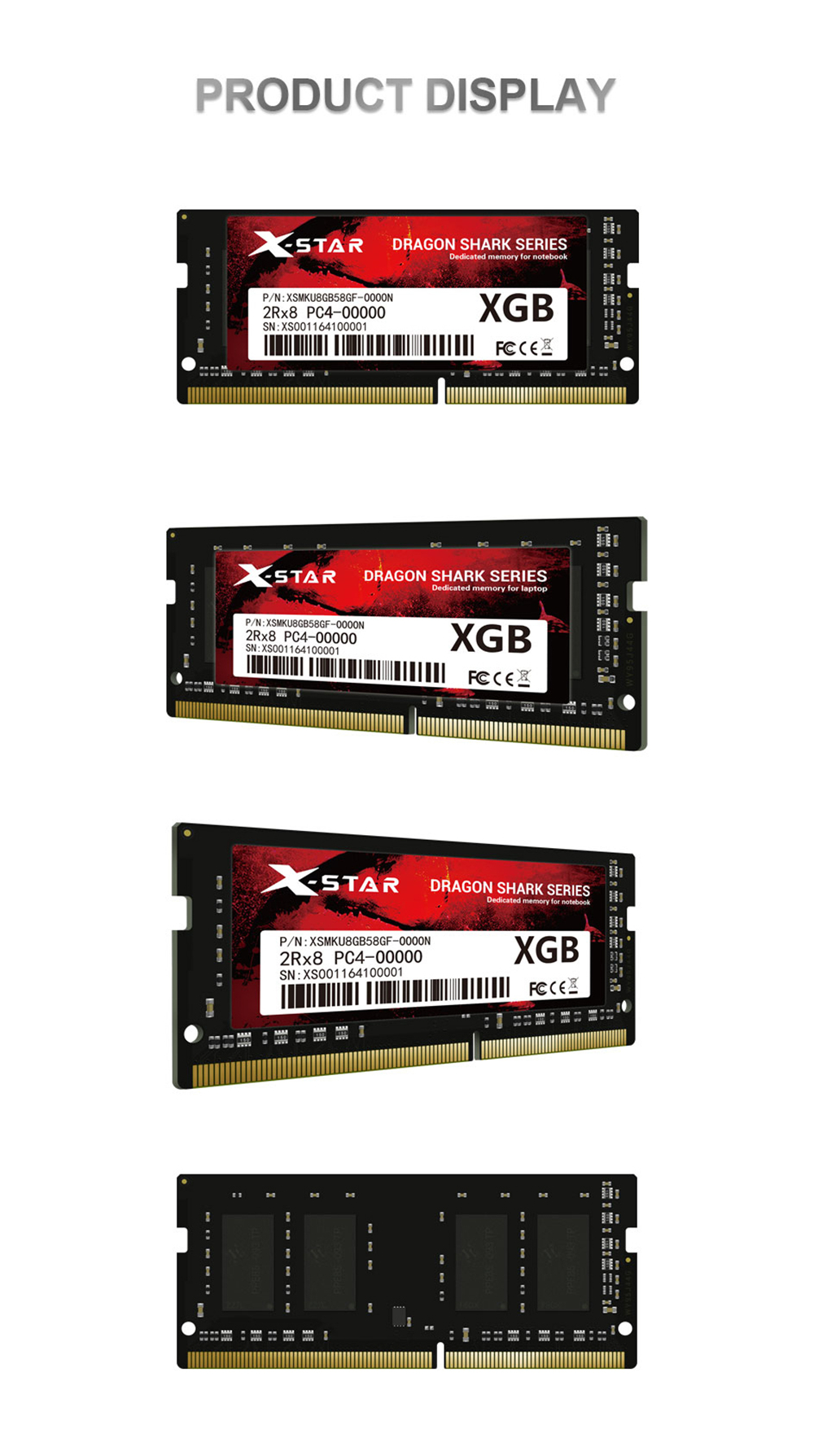 X-STAR-DDR4-4GB-8GB-16GB-2400Mhz-12V-RAM-Computer-Memory-Card-Stick--For-Laptop-Computer-1717437-3
