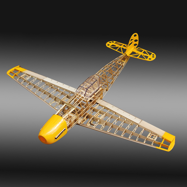 BF109-Fighter-1020mm-Wingspan-Balsa-Wood-Model-Aircraft-Kit-1089349-1