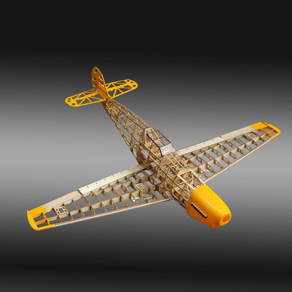 BF109-Fighter-1020mm-Wingspan-Balsa-Wood-Model-Aircraft-Kit-1089349-2