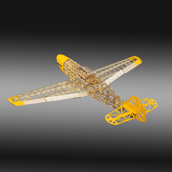 BF109-Fighter-1020mm-Wingspan-Balsa-Wood-Model-Aircraft-Kit-1089349-4