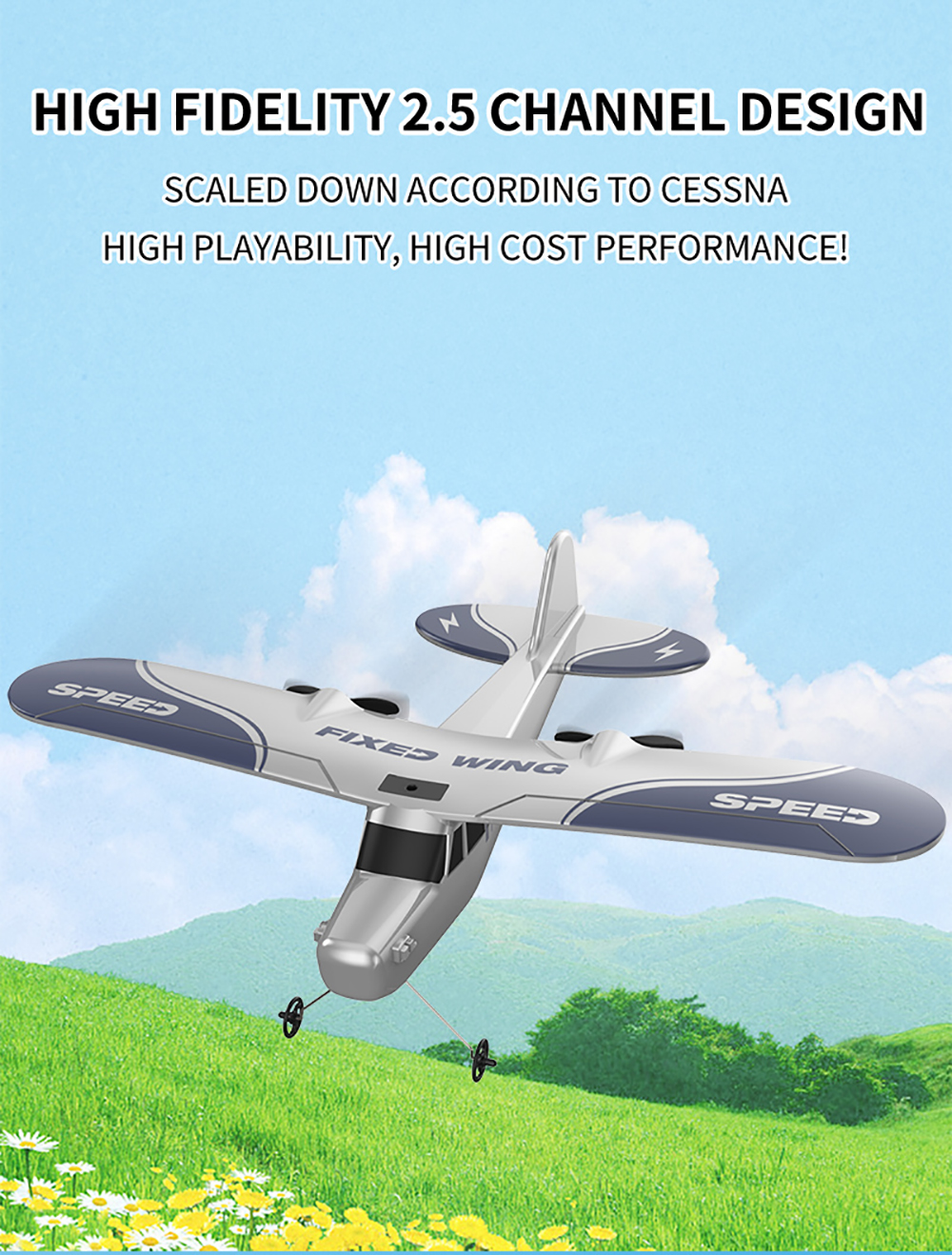 Cessna-TY9-24GHz-25CH-340mm-Wingspan-EPP-RC-Glider-Airplane--LED-Strip-Light-RTF-for-Trainer-Beginne-1916677-3