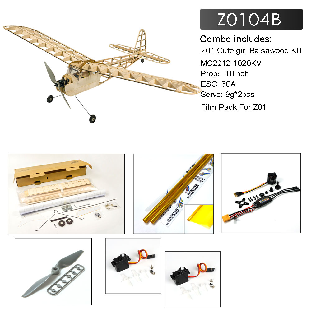 Dancing-Wings-Hobby-Cute-Girl-1150mm-Wingspan-Balsa-Wood-Laser-Cut-Old-Timer-Trainer-Slow-Flying-Gli-1851132-16