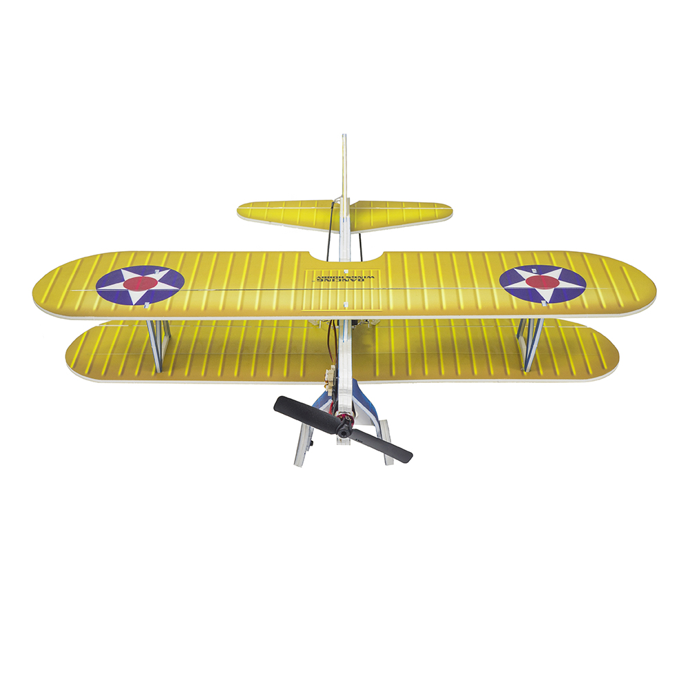 Dancing-Wings-Hobby-E25-Stearman-PT-17-Kaydet-450mm-Wingspan-PP-Material-RC-Airplane-Flying-Wing-KIT-1776729-4