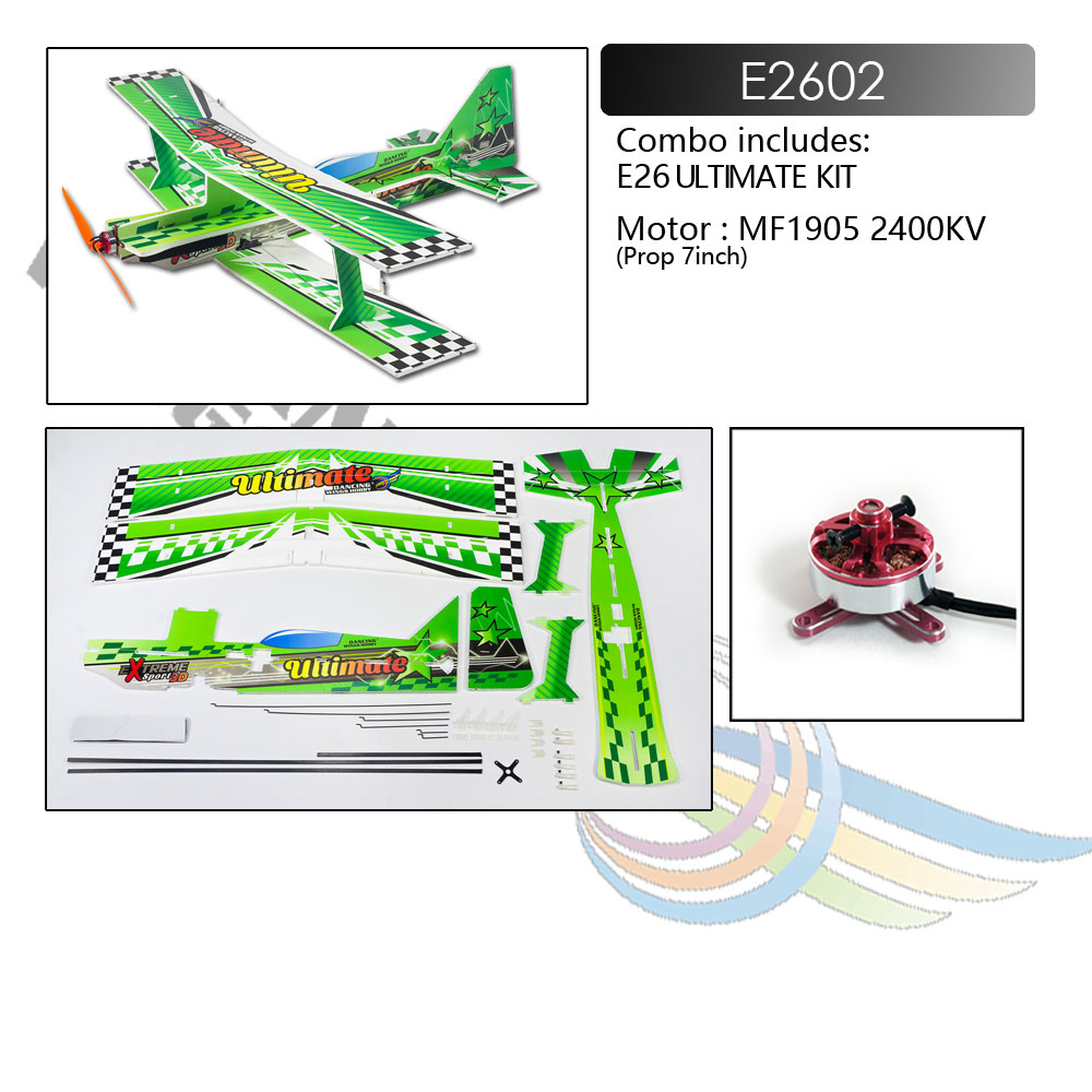 Dancing-Wings-Hobby-E26-Ultimate-586MM-23inch-Wingspan-3D-RC-Airplane-Kit-with-Power-System-1889103-14