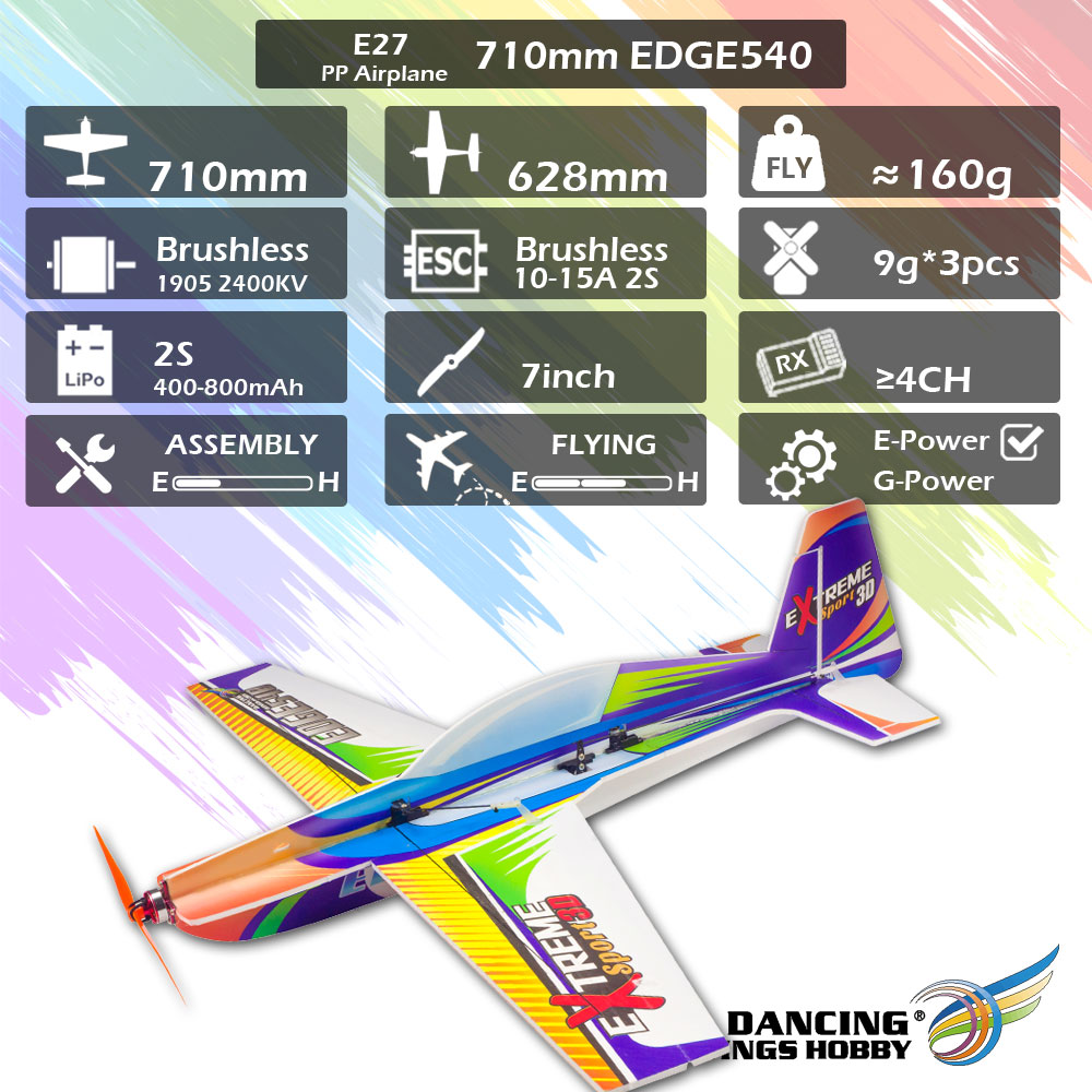 Dancing-Wings-Hobby-E27-EDGE540-710mm-Wingspan-3D-PP-RC-Airplane-Kit-with-Brushless-S-FHSSDSMX2Frsky-1844574-1