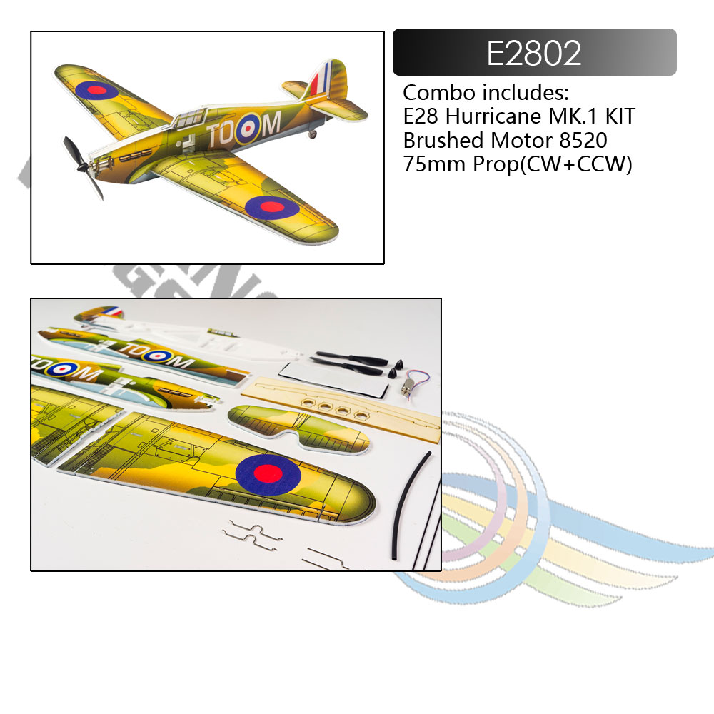 Dancing-Wings-Hobby-E28-Hurricane-MK1-420mm-Wingspan-Brushed-Power-Micro-PP-War-Plane-RC-Airplane-PN-1737888-16