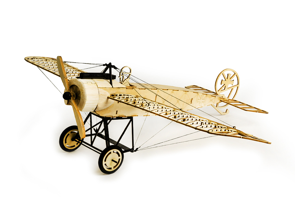 Dancing-Wings-Hobby-Fokker-E-410mm-Wingspan-Balsa-Wood-Airplane-Static-Model-Unassembled-1236160-1