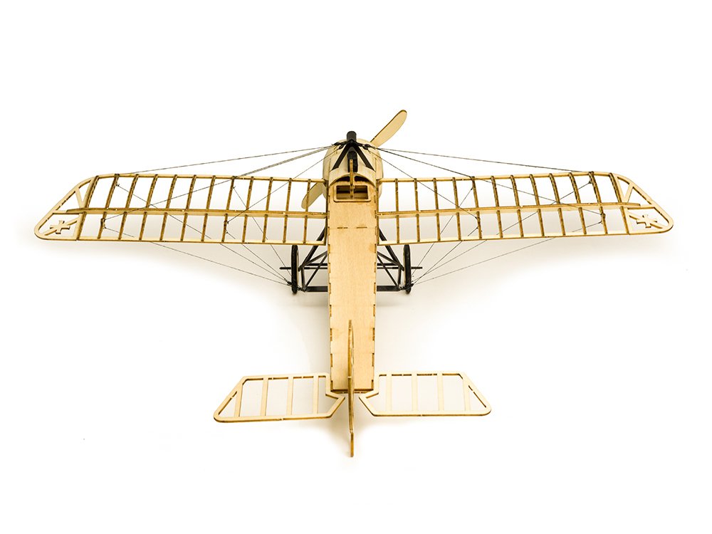Dancing-Wings-Hobby-Fokker-E-410mm-Wingspan-Balsa-Wood-Airplane-Static-Model-Unassembled-1236160-4