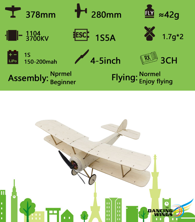 Dancing-Wings-Hobby-K6-Sopwith-Pup-378mm-Wingspan-Balsa-Wood-Laser-Cut-Micro-RC-Airplane-Warbird-Bip-1838000-1