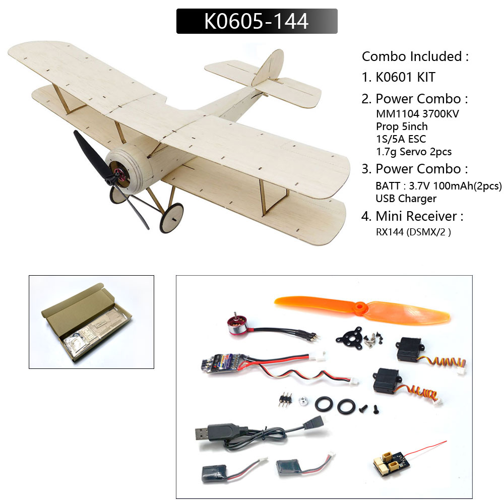 Dancing-Wings-Hobby-K6-Sopwith-Pup-378mm-Wingspan-Balsa-Wood-Laser-Cut-Micro-RC-Airplane-Warbird-Bip-1838000-9