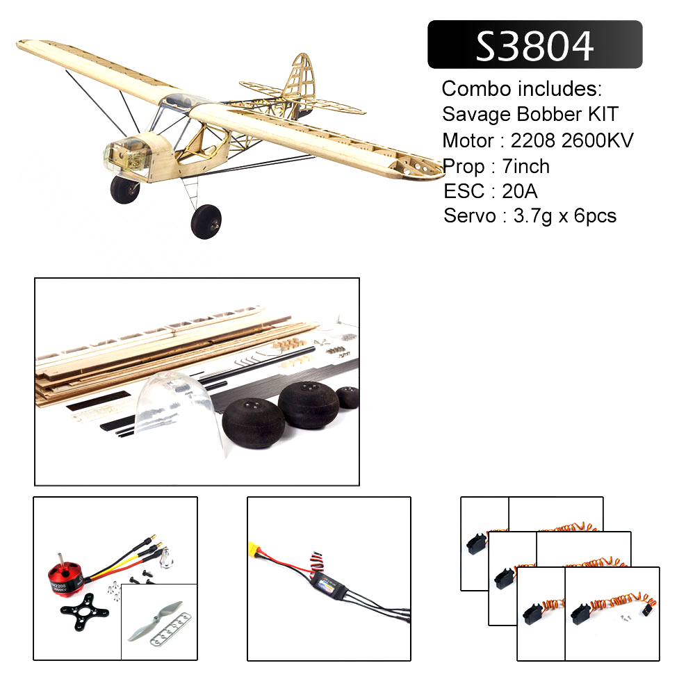 Dancing-Wings-Hobby-S38-Savage-Bobber-1000mm-Wingspan-Balsa-Wood-Laser-Cut-RC-Airplane-Kit-1916680-12