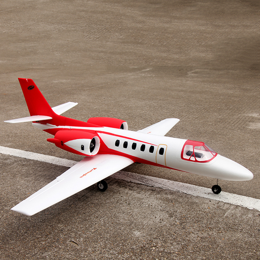 Dynam-Cessna-550-Turbo-Jet-Red-Twin-4S-64mm-EDF-V2-1180mm-Wingspan-EPO-RC-Airplane-PNP-With-Flaps-1925487-2