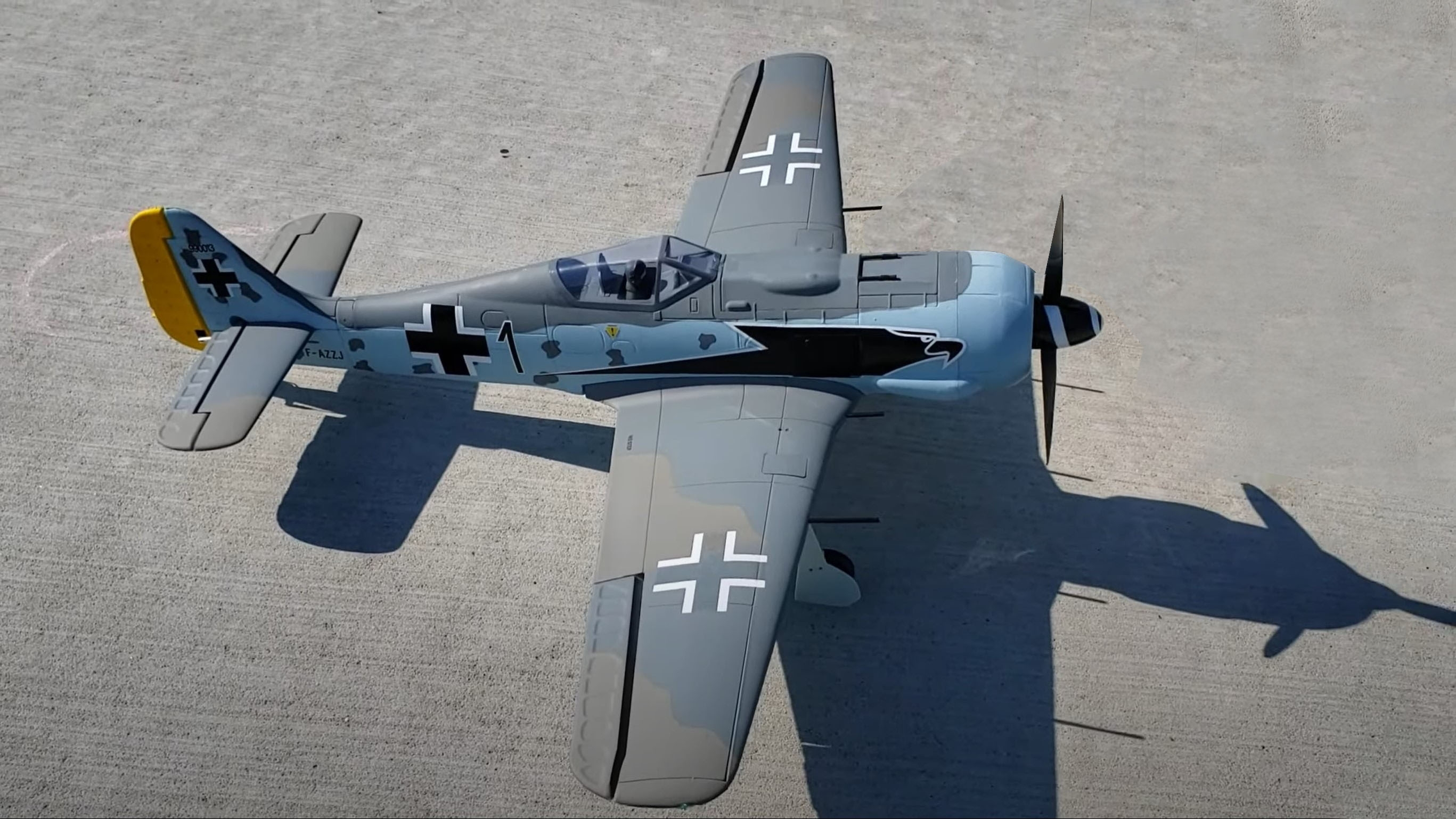 Dynam-Focke-Wulf-FW-190-V3-1270mm-Wingspan-EPO-RC-Airplane-Fixed-Wing-Warbird-PNP-With-Flaps-Retract-1905123-4