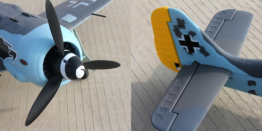 Dynam-Focke-Wulf-FW-190-V3-1270mm-Wingspan-EPO-RC-Airplane-Fixed-Wing-Warbird-PNP-With-Flaps-Retract-1905123-8