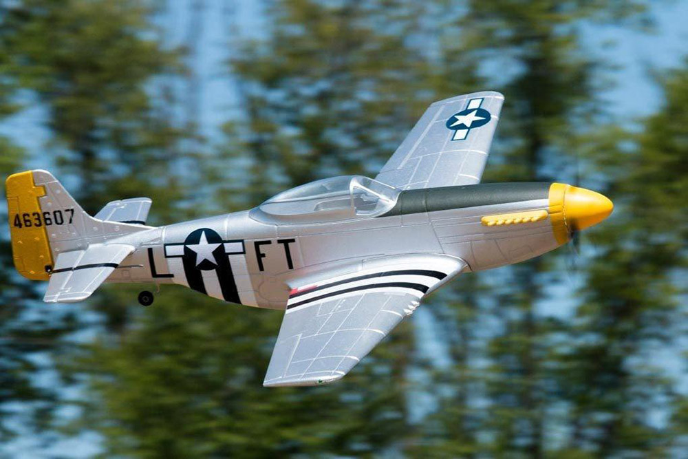 Dynam-P-51D-Mustang-V2-SilverRed-1200mm-12m-Wingspan-EDF-EPO-RC-Airplane-PNP-With-Flaps-1772405-2